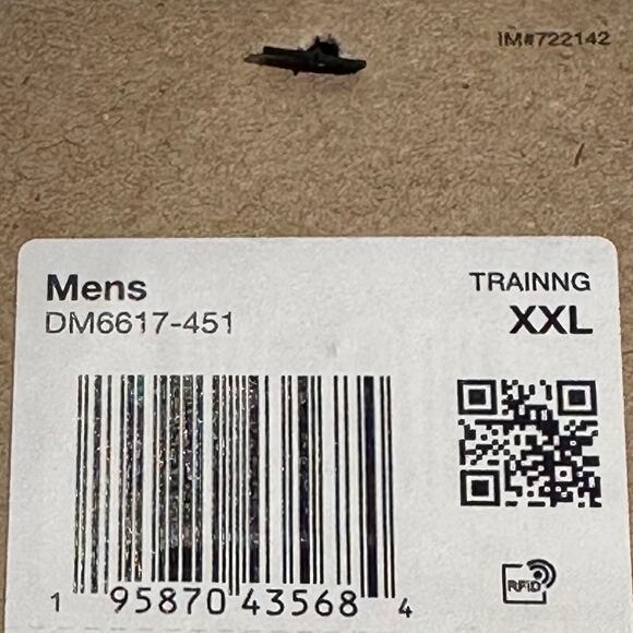 Nike Men Size XXL 9" Obsidian Game Royal Dri-FIT Woven Training Shorts DM6617 - Picture 3 of 10